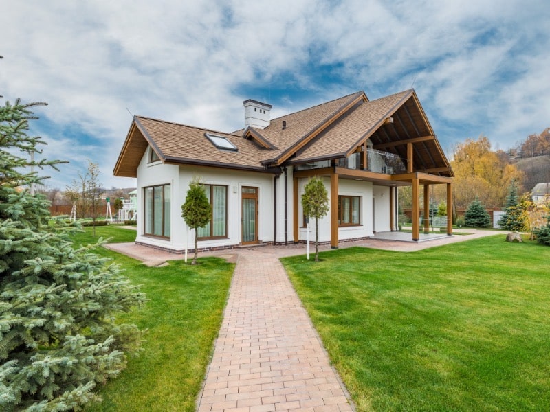Haus mit Garten